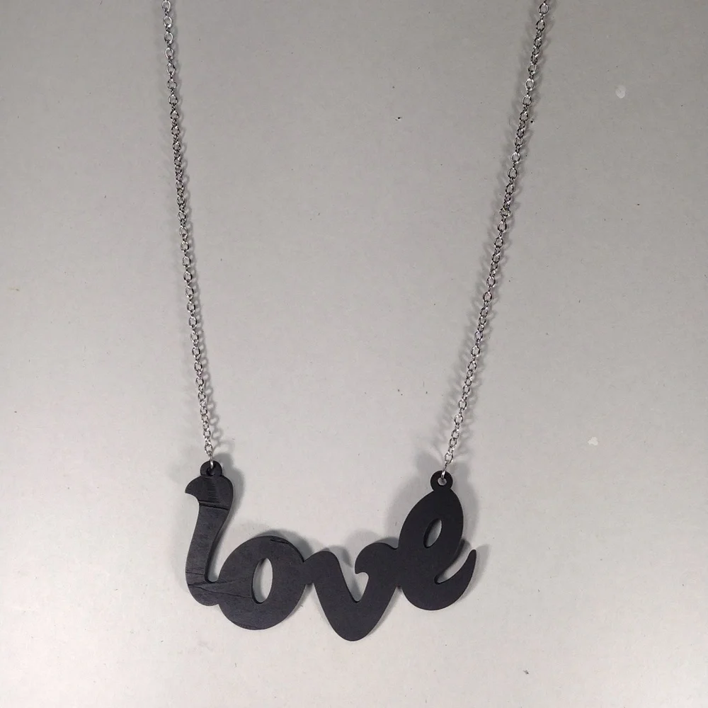 Women's Stunning Polished Silver tone Black 